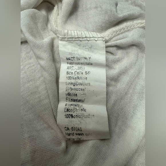 Elena Baldi 100% Silk Dress Made In Italy Floral Multi Coloured Size Small EUC - Picture 8 of 8